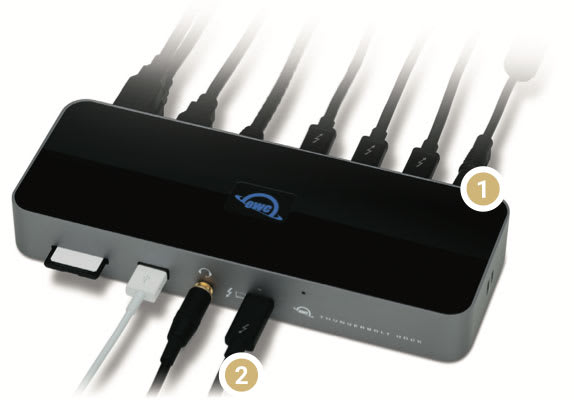 OWC 11-Port Thunderbolt 4 Dock device setup