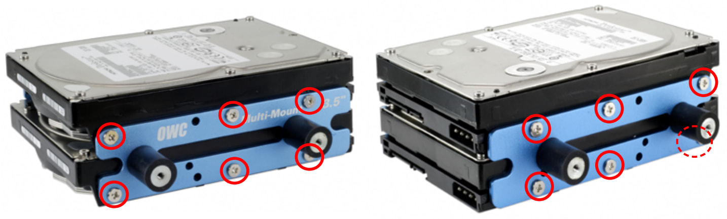 Installing 3.5” Hard Disk Drives