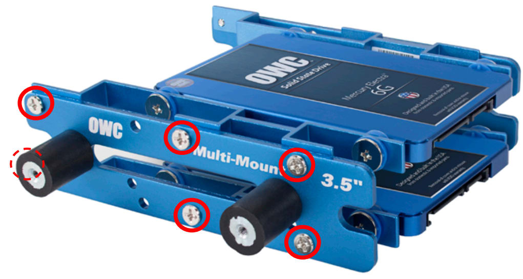 Combining the 2.5” and 3.5” Brackets