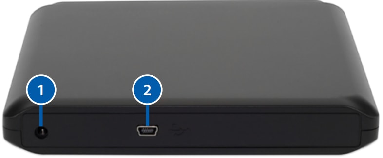 OWC Slim Optical Drive rear view