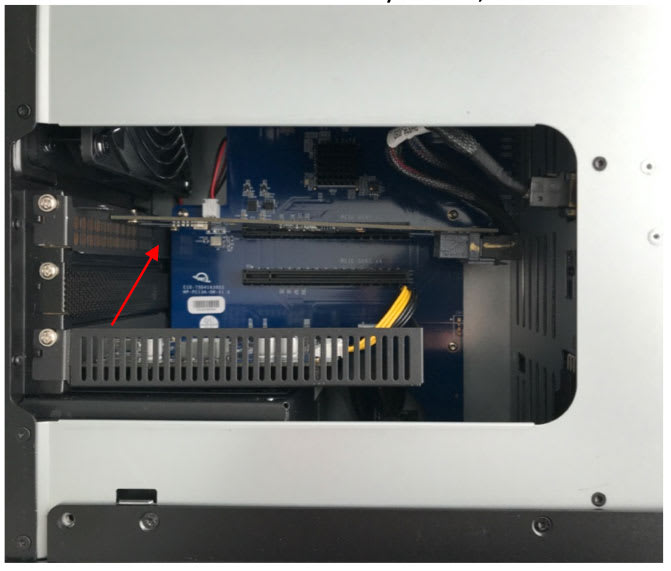 Installing the RAID/SAS card