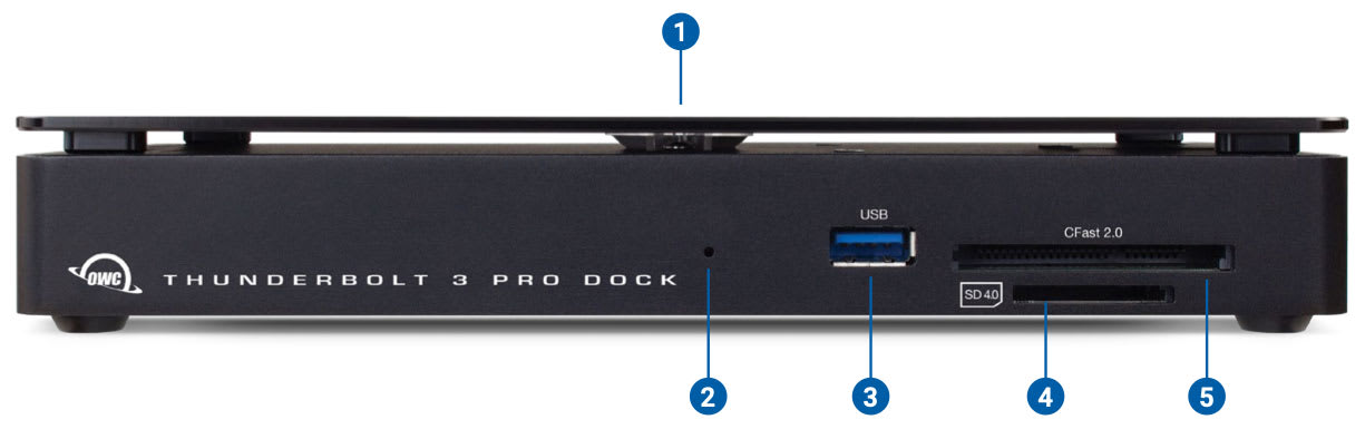 OWC Thunderbolt 3 Pro Dock front view