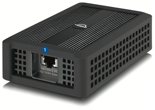 Thunderbolt 3 10G Ethernet Adapter front view