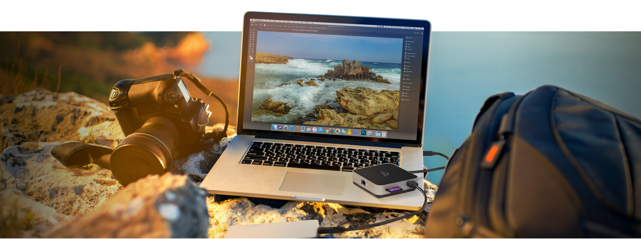 Portable and powerful OWC USB-C Travel Dock E