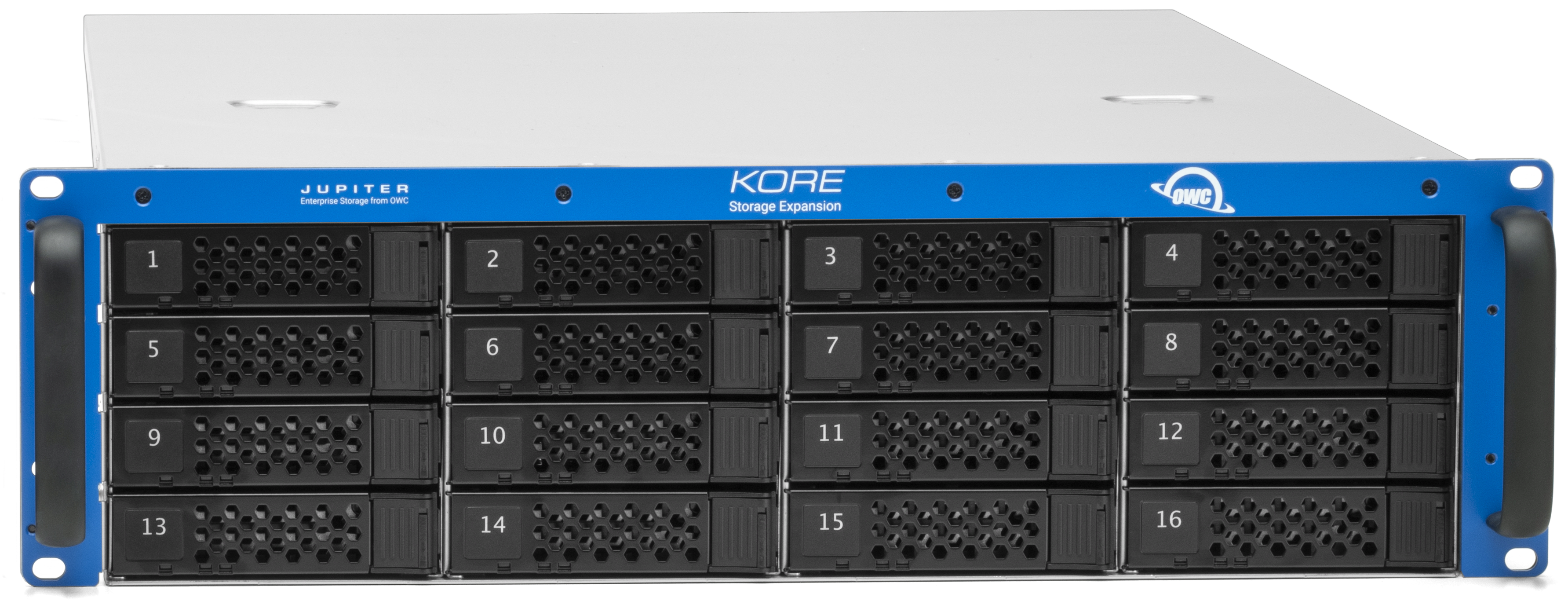 OWC Jupiter Kore with 16 Drives